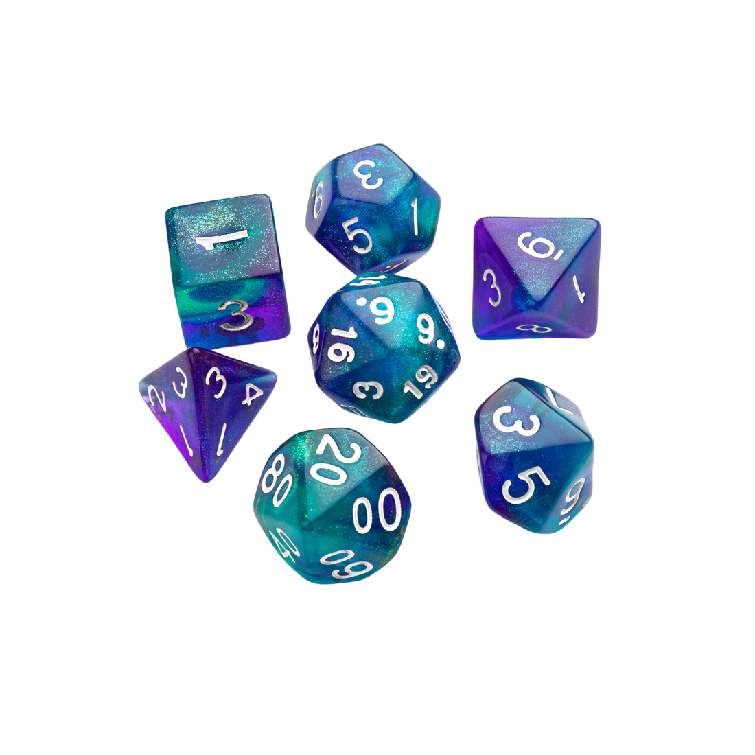 Gamegenic - Galaxy Series - Neptune - RPG Dice Set (7pcs)