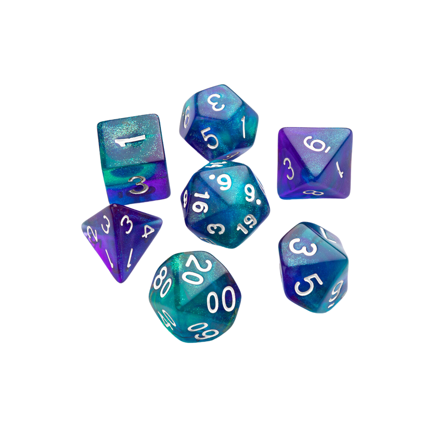 Gamegenic - Galaxy Series - Neptune - RPG Dice Set (7pcs)