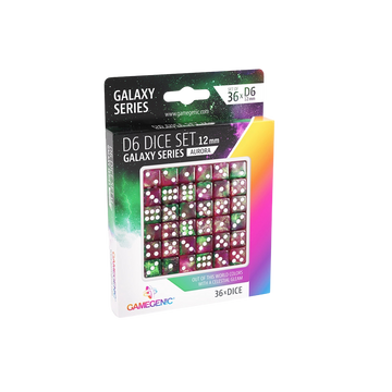 Gamegenic - Galaxy Series - Aurora - D6 Dice Set 12 mm (36 pcs)