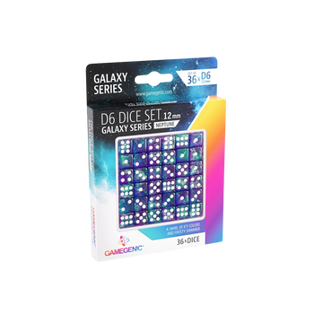 Gamegenic - Galaxy Series - Neptune - D6 Dice Set 12 mm (36 pcs)