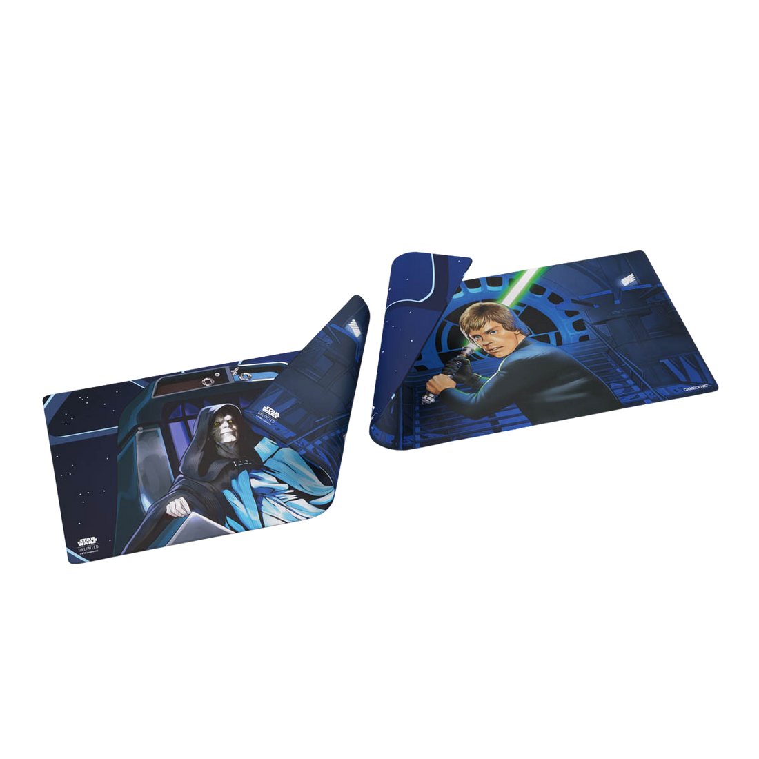 Star Wars: Unlimited Ashes of the Empire Double-Sided Game Mat - Luke Skywalker & Emperor Palpatine