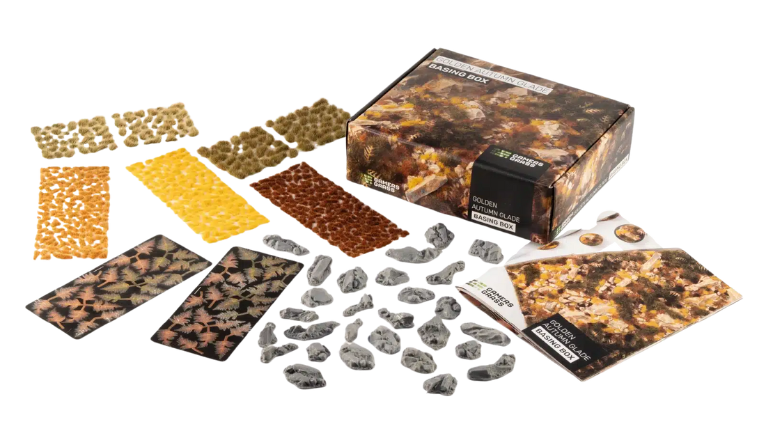 Gamers Grass - Golden Autumn Glade Basing Box