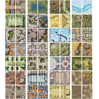 A Giant Book of Battle Mats - Dragon Lairs & Dungeons