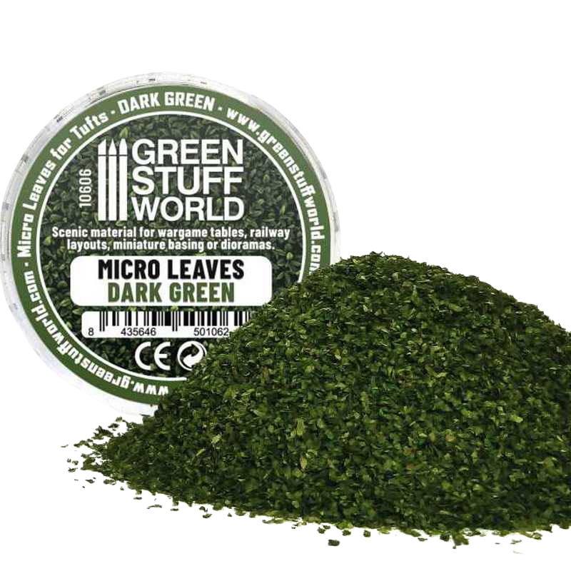 Green Stuff World - Micro Leaves - Dark Green Mix