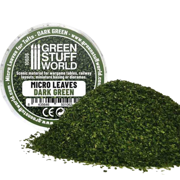 Green Stuff World - Micro Leaves - Dark Green Mix