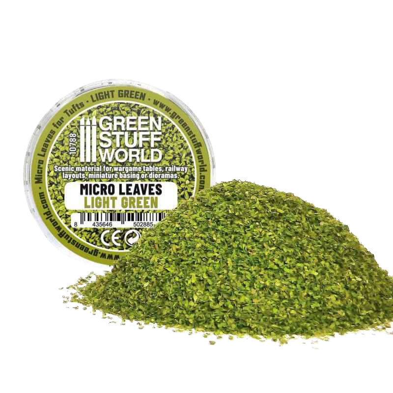 Green Stuff World - Micro Leaves - Light Green Mix