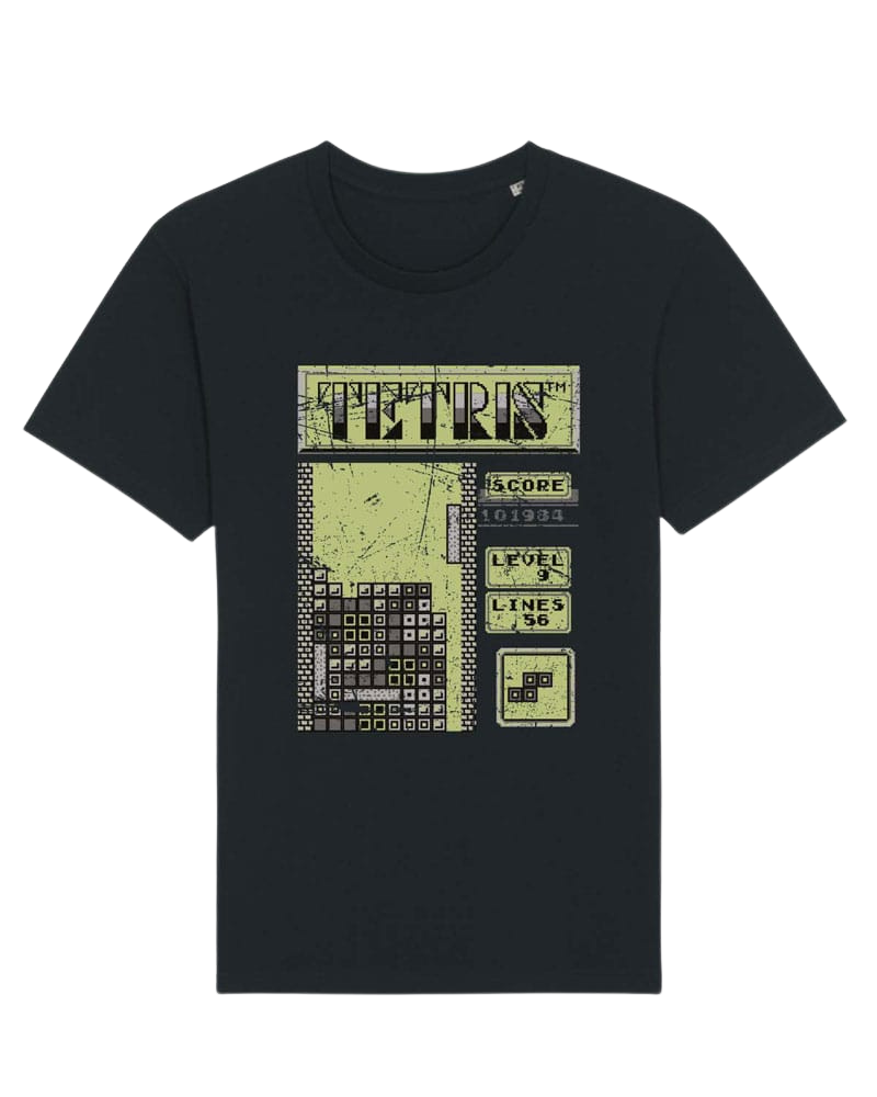 Tetris T-Shirt Retro Print Size S