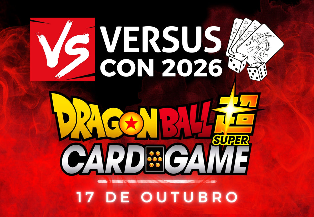 Inscrição: VersusCon 2026 Dragon Ball SCG Masters - 17 de Outubro
