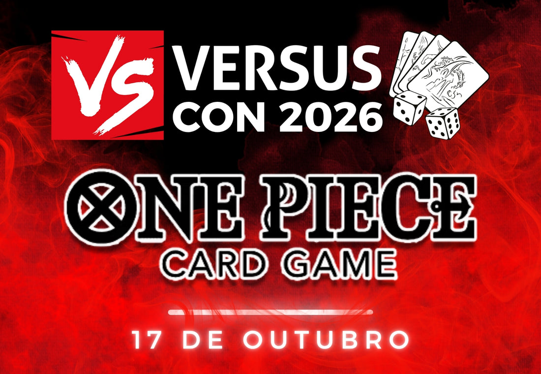 Inscrição: VersusCon 2026 One Piece TCG - 17 de Outubro
