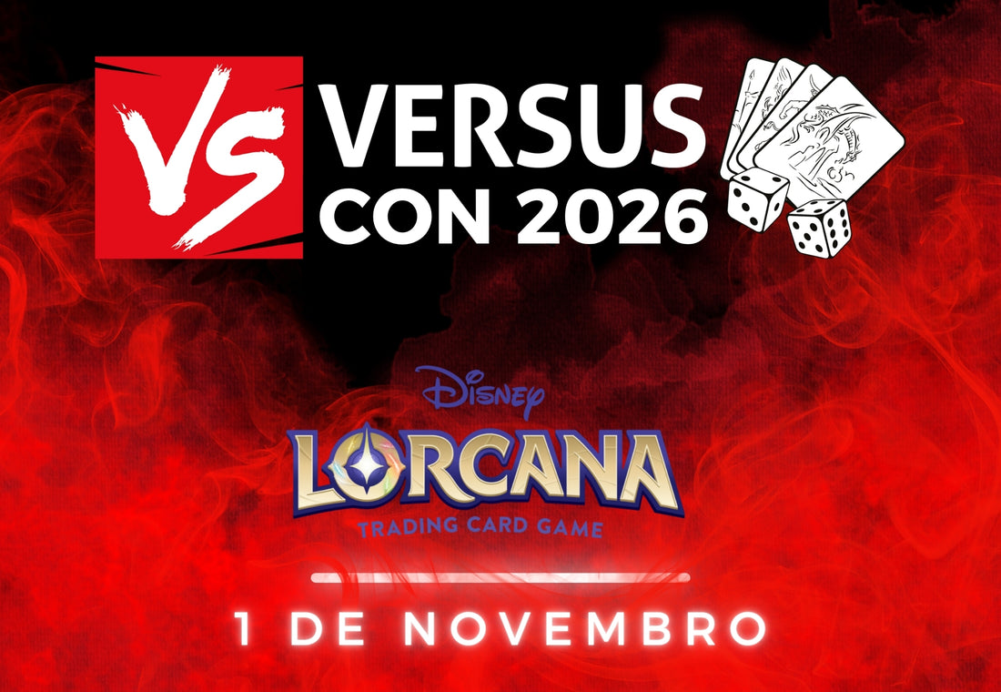 Inscrição: VersusCon 2026 Lorcana - 1 de Novembro