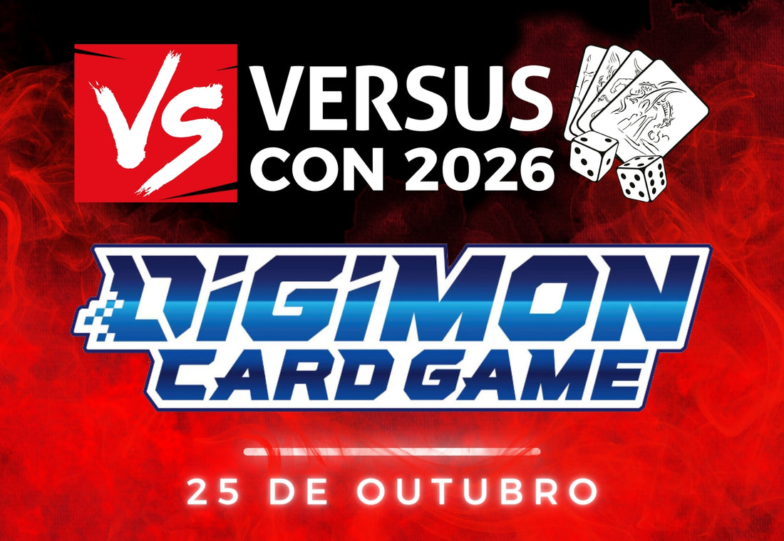 Inscrição: VersusCon 2026 Digimon - 25 Outubro