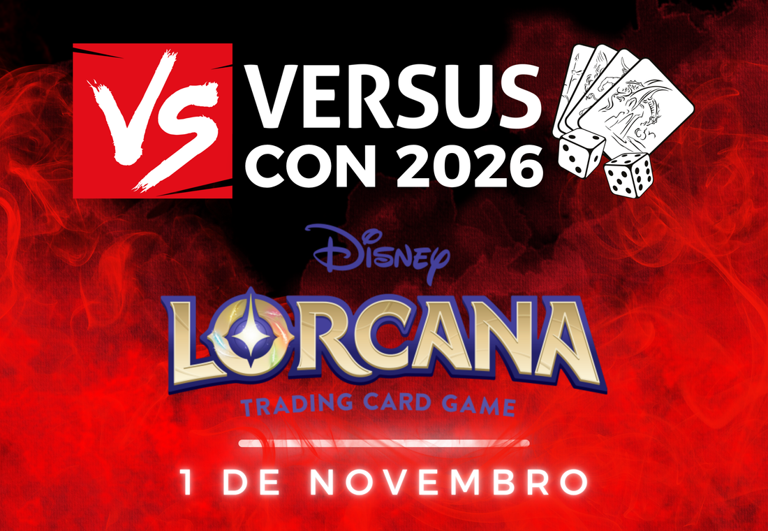 Inscrição: VersusCon 2026 Lorcana - 1 de Novembro