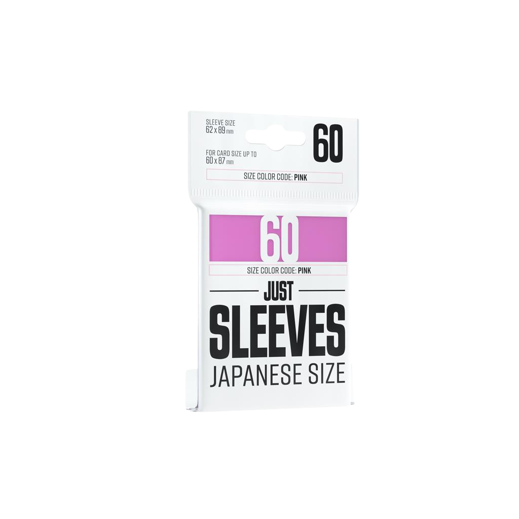 Just Sleeves - Japanese Size Pink (60 Sleeves)