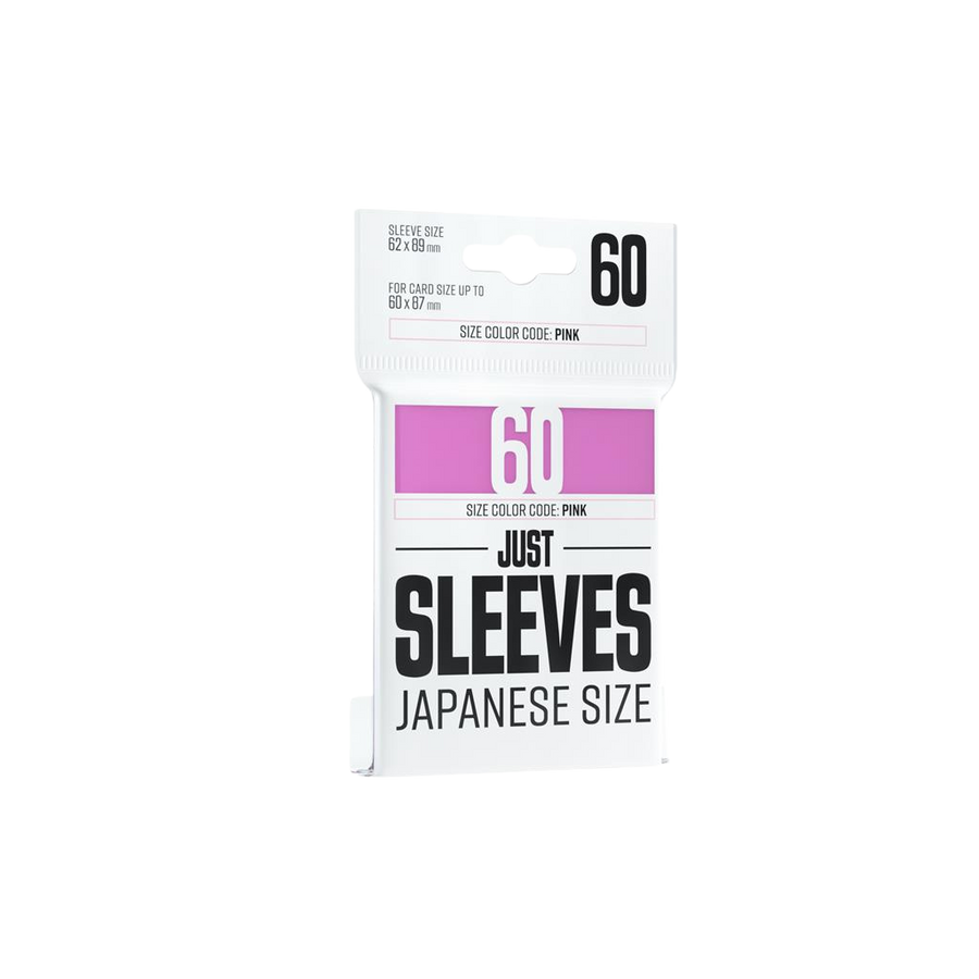 Just Sleeves - Japanese Size Pink (60 Sleeves)