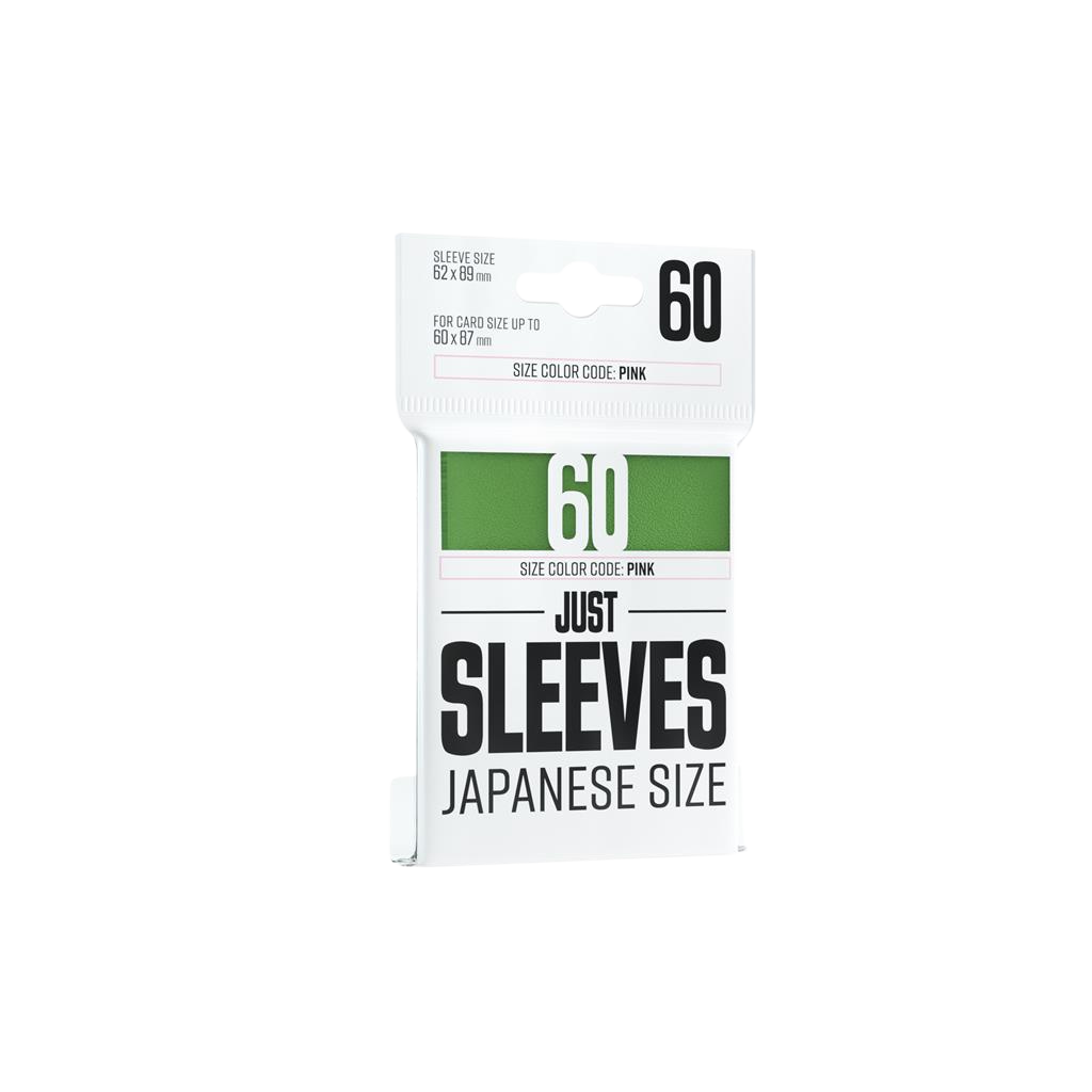 Just Sleeves - Japanese Size Green (60 Sleeves)