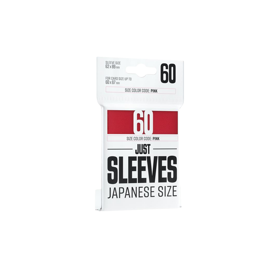 Just Sleeves - Japanese Size Red (60 Sleeves)