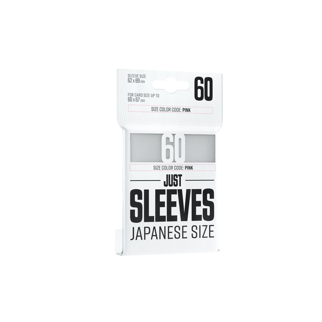 Just Sleeves - Japanese Size White (60 Sleeves)