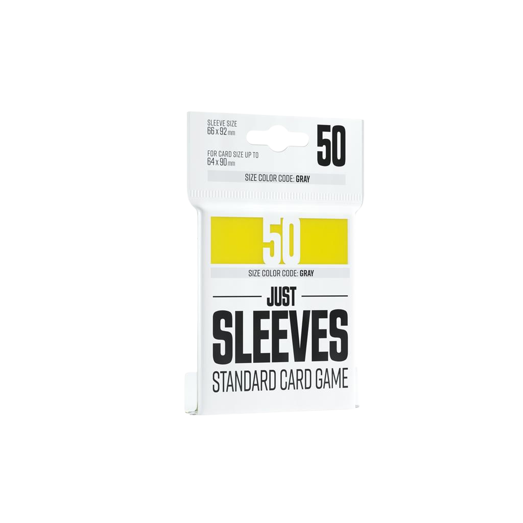 Just Sleeves - Standard Card Game Yellow (50 Sleeves)