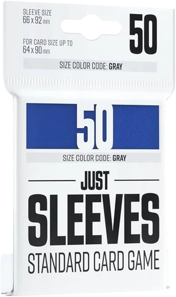 Just Sleeves - Standard Card Game Blue (50 Sleeves)