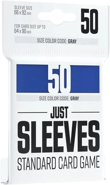 Just Sleeves - Standard Card Game Blue (50 Sleeves)