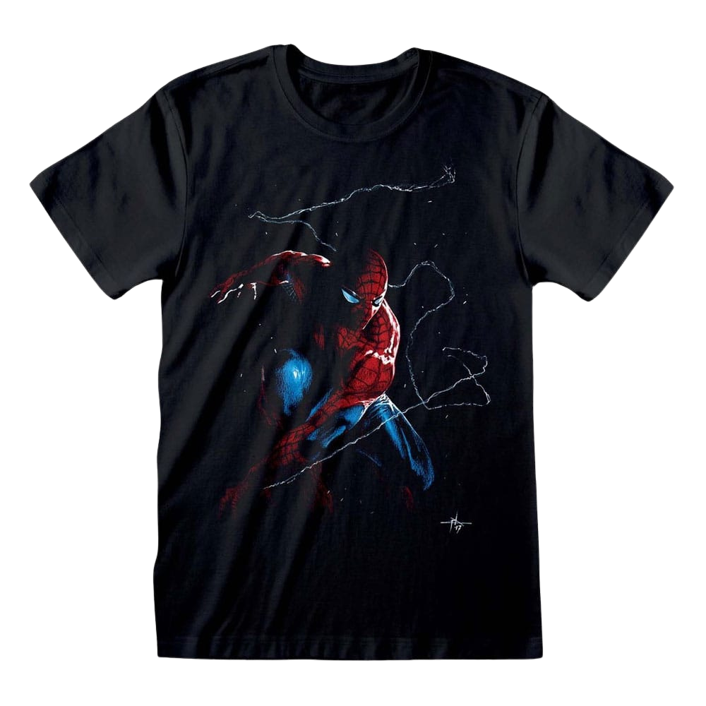 Marvel Comics Spider-Man T-Shirt Spidey Art Size M