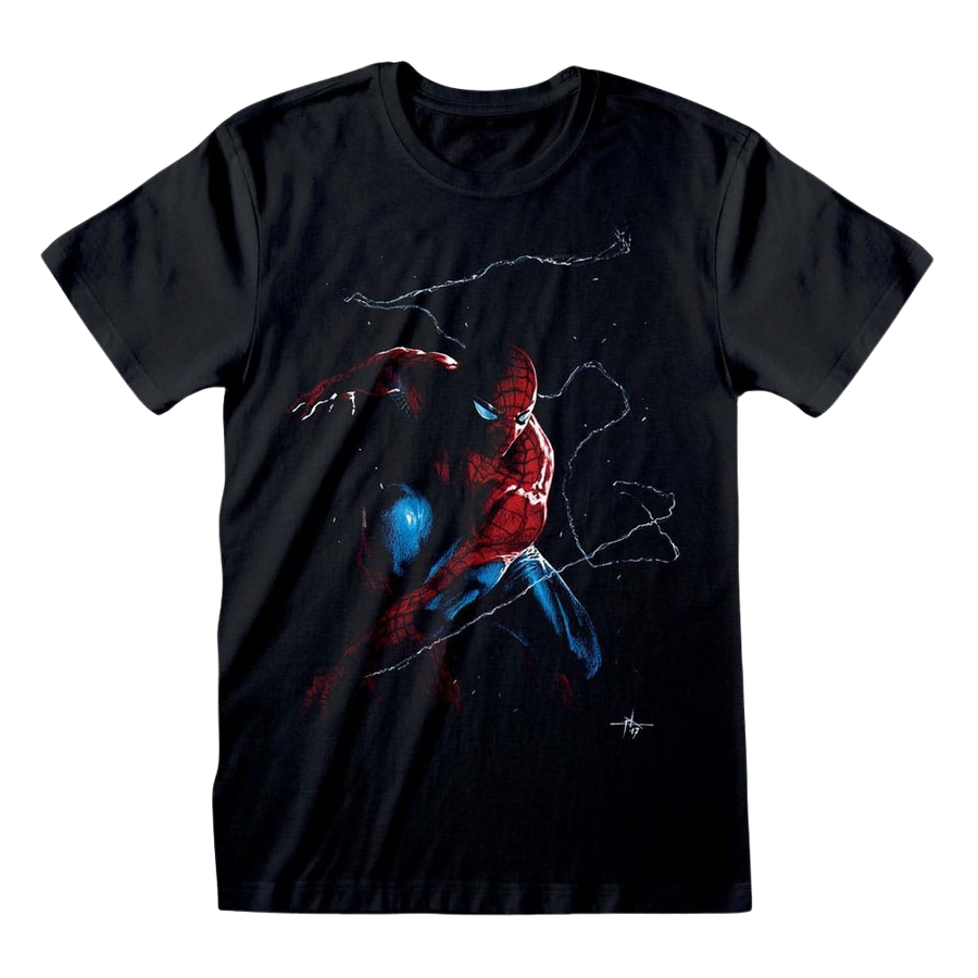 Marvel Comics Spider-Man T-Shirt Spidey Art Size M