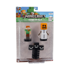 Minecraft - Pack de 3 figuras - Vários