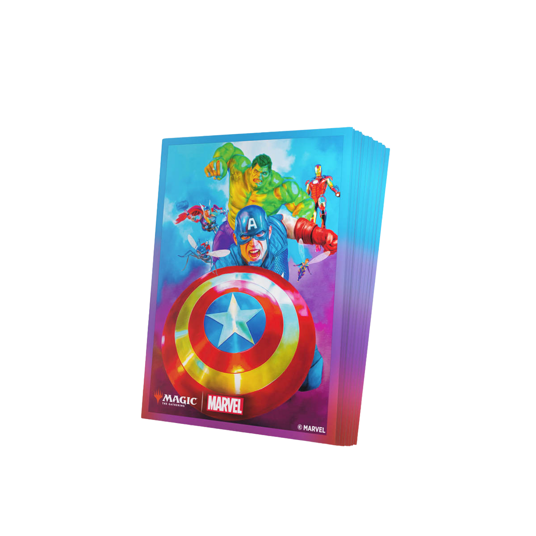 Magic: The Gathering | Marvel Super Heroes Premium Art Sleeves - Captain America, Team Leader