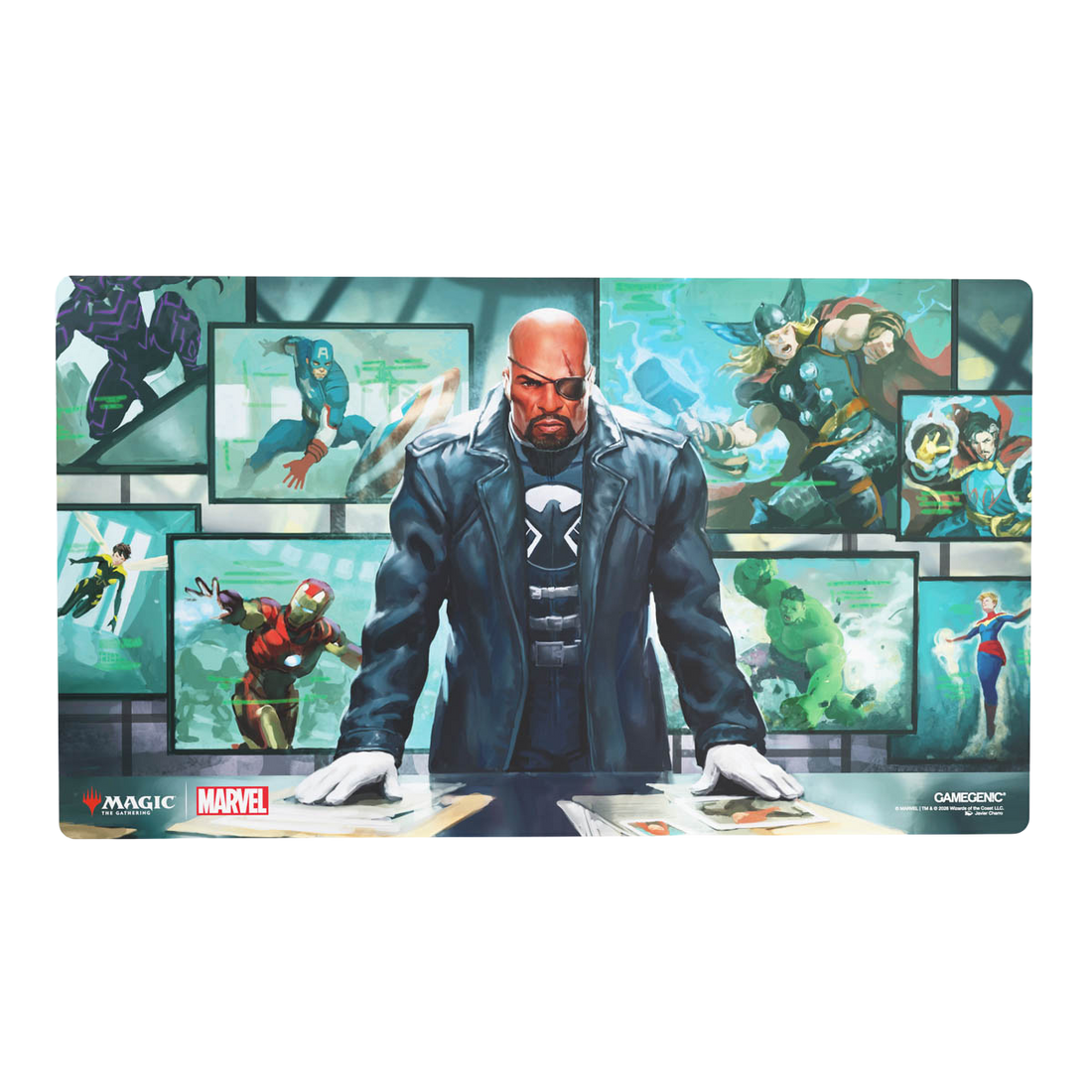 Magic: The Gathering | Marvel Super Heroes Prime Playmat - Director Nick Fury