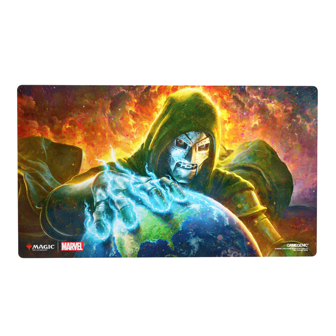 Magic: The Gathering | Marvel Super Heroes Shiny Playmat - Doom Reigns Supreme