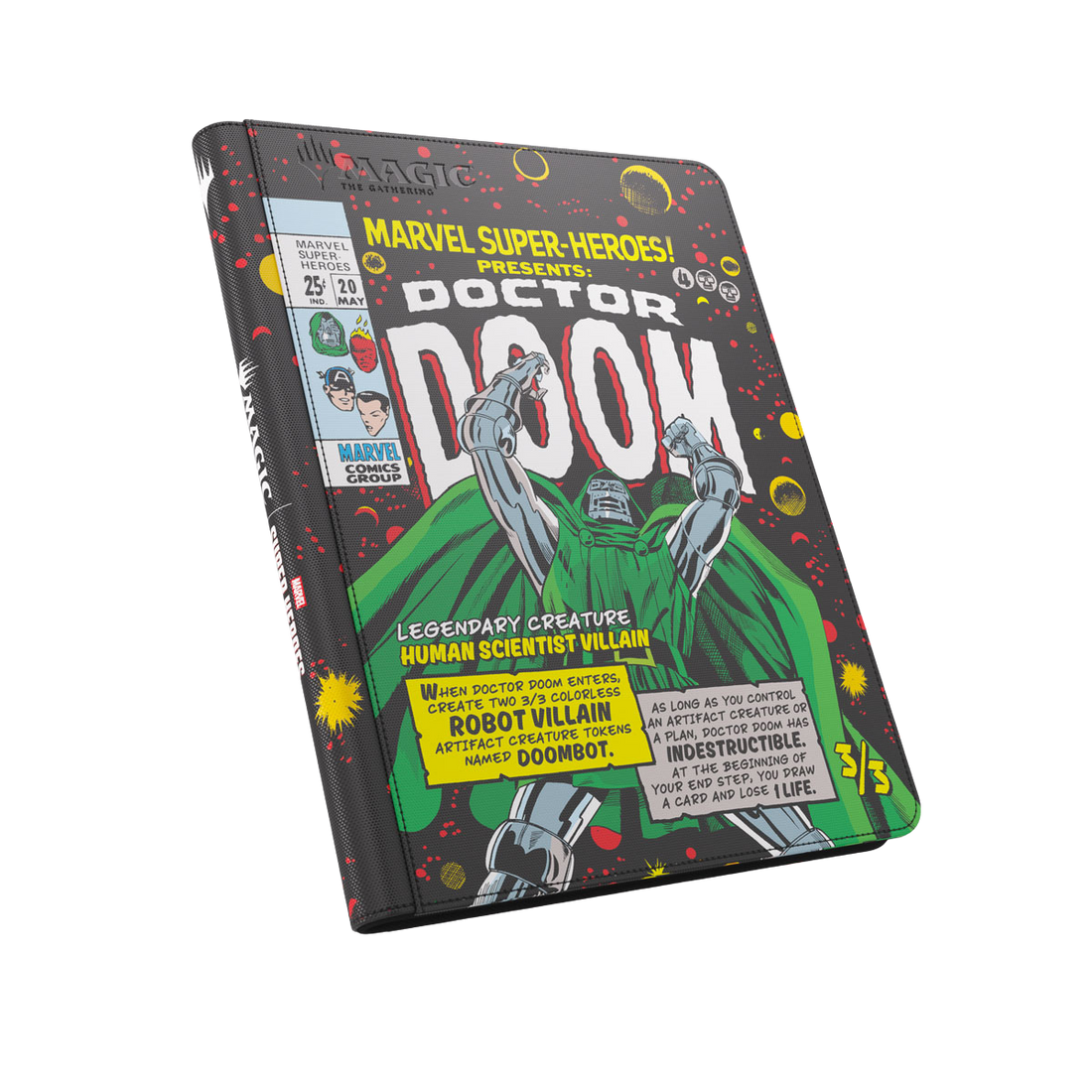 Magic: The Gathering | Marvel Super Heroes Zip-Up Album 18-Pocket - Doctor Doom