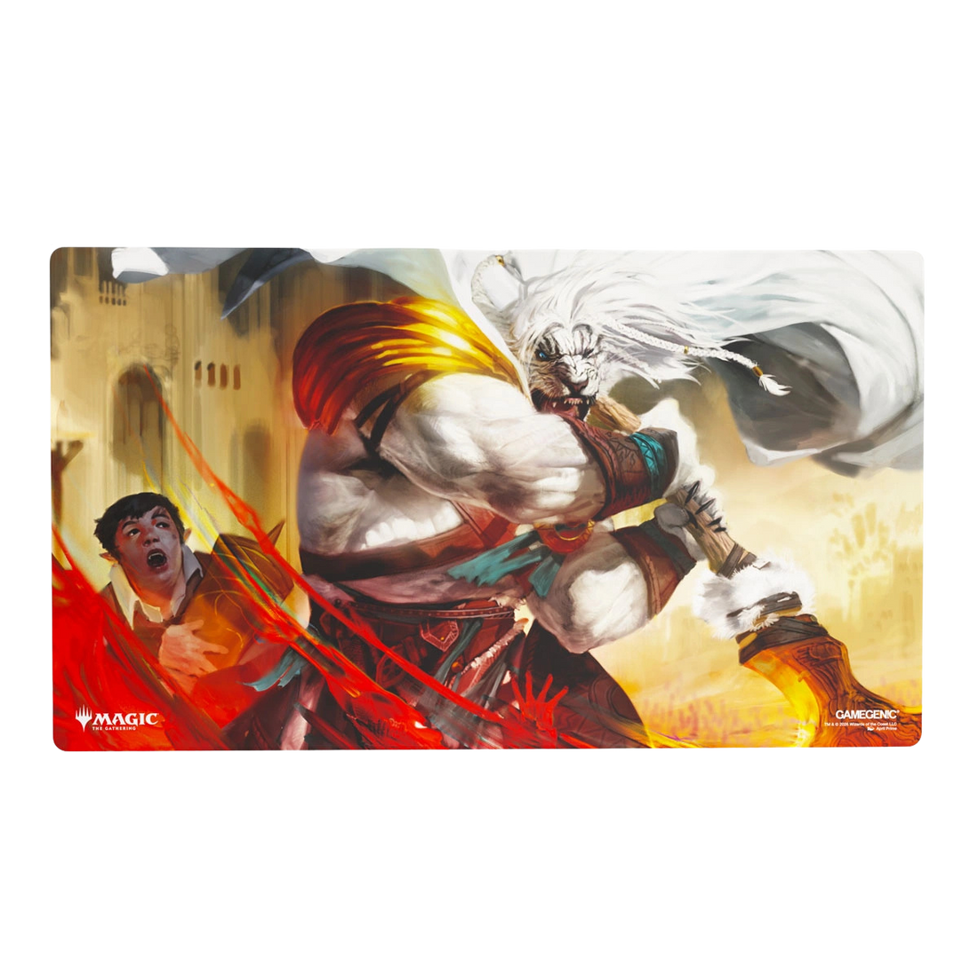 Magic: The Gathering | Secrets of Strixhaven Prime Playmat - Ajani's Response