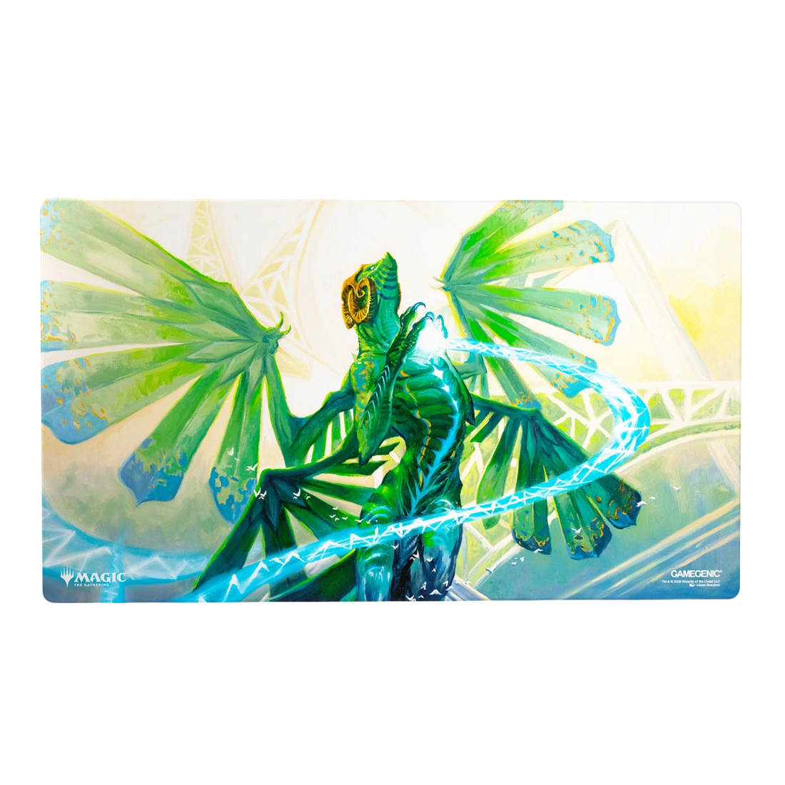 Magic: The Gathering | Secrets of Strixhaven Shiny Playmat - Quandrix, the Proof