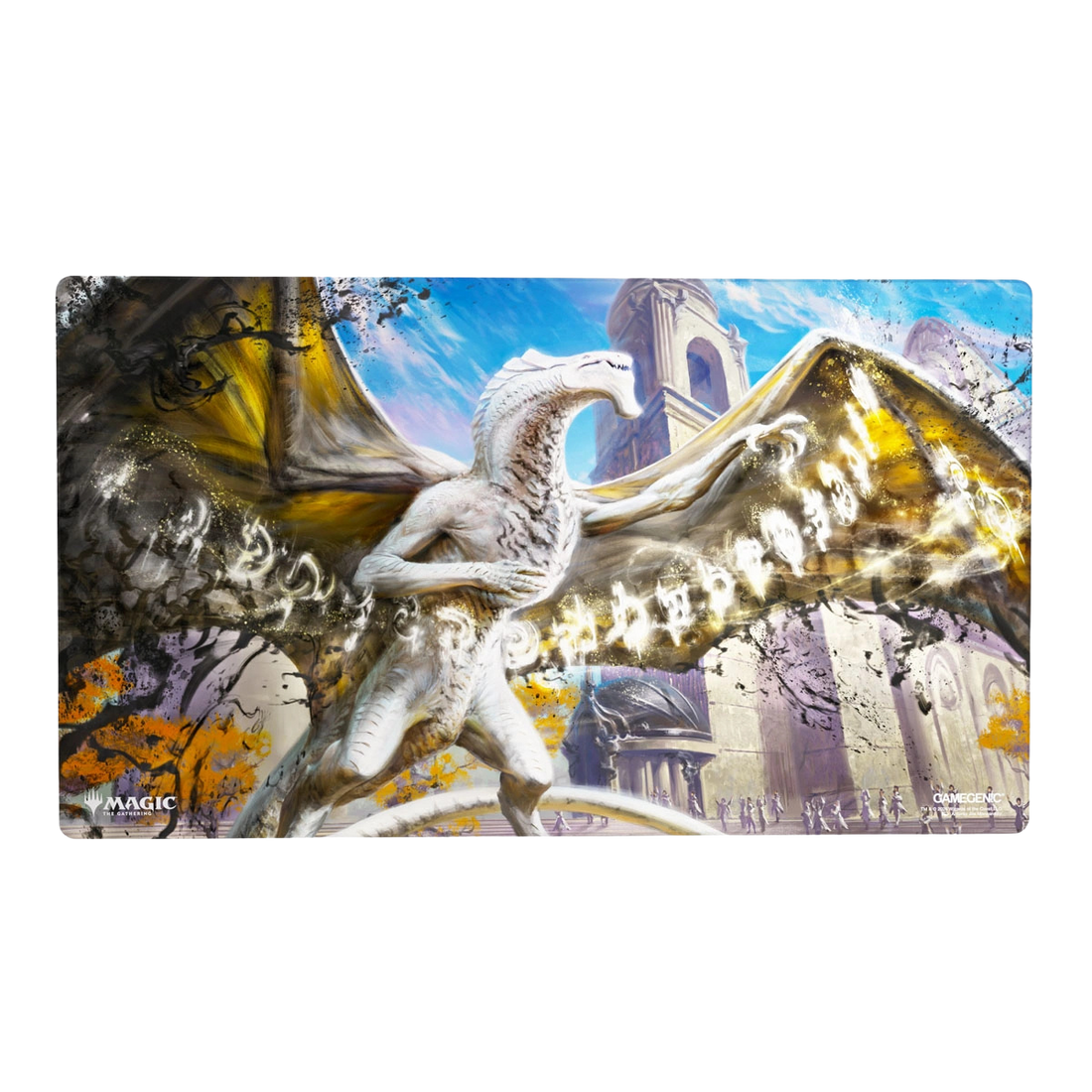 Magic: The Gathering | Secrets of Strixhaven Shiny Playmat - Silverquill, the Disputant