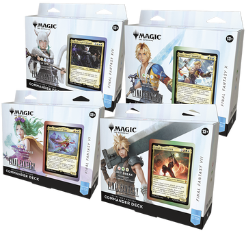 MTG - Final Fantasy Collector's Commander Deck - 4 Decks