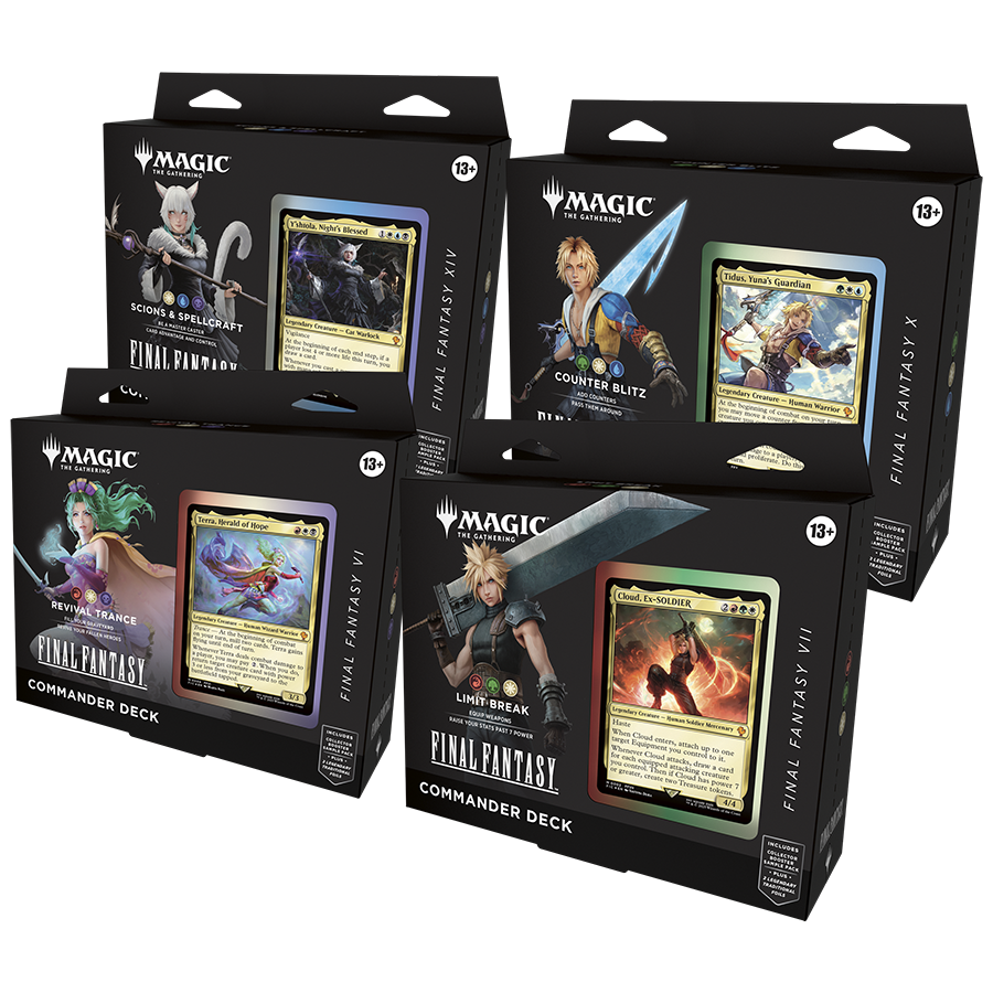 MTG - Final Fantasy Commander Deck - Promoção 4 Decks (Inclui desconto de 10%)