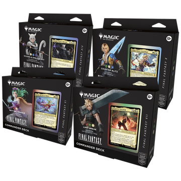 MTG - Final Fantasy Commander Deck - Promoção 4 Decks (Inclui desconto de 10%)