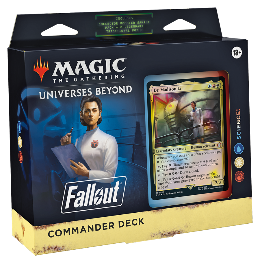 MTG Commander Fallout Deck Science Versus Gamecenter   MTGPIP EN Cmndr OtrBx 03 01 