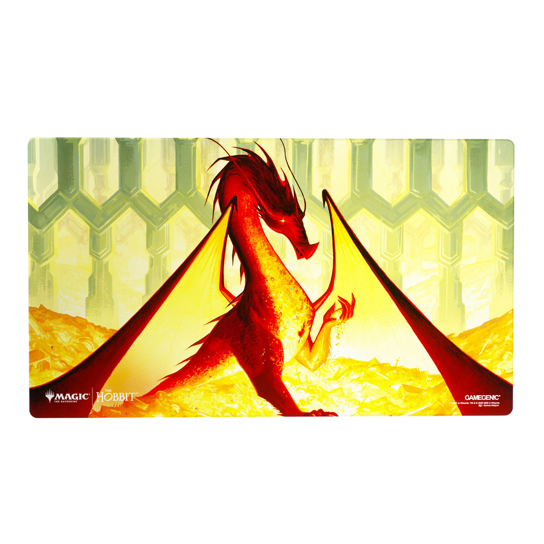 Magic: The Gathering | The Hobbit Shiny Playmat - Smaug the Golden
