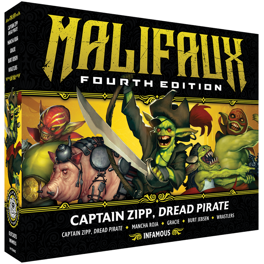 Malifaux M4E - Captain Zipp, Dread Pirate