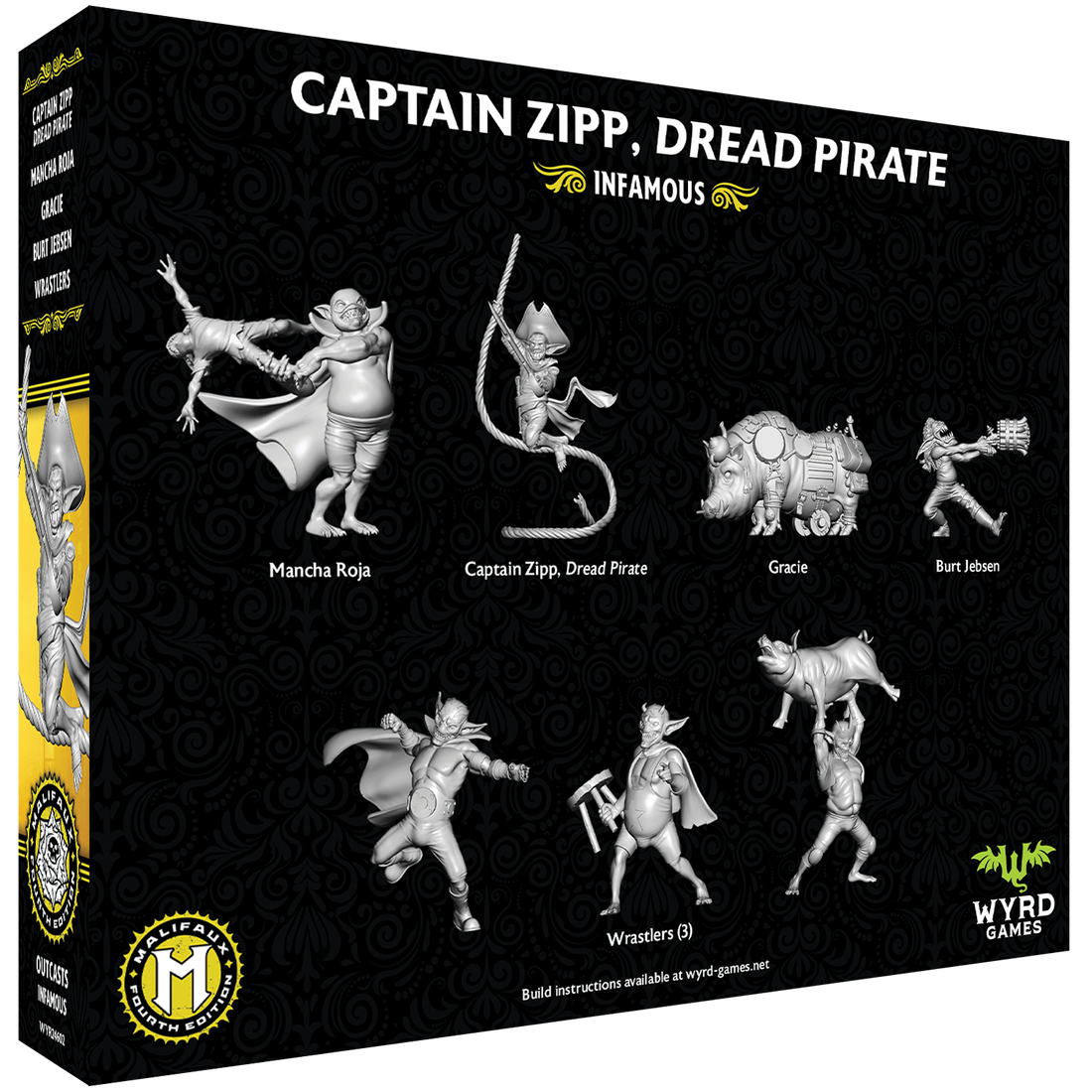 Malifaux M4E - Captain Zipp, Dread Pirate