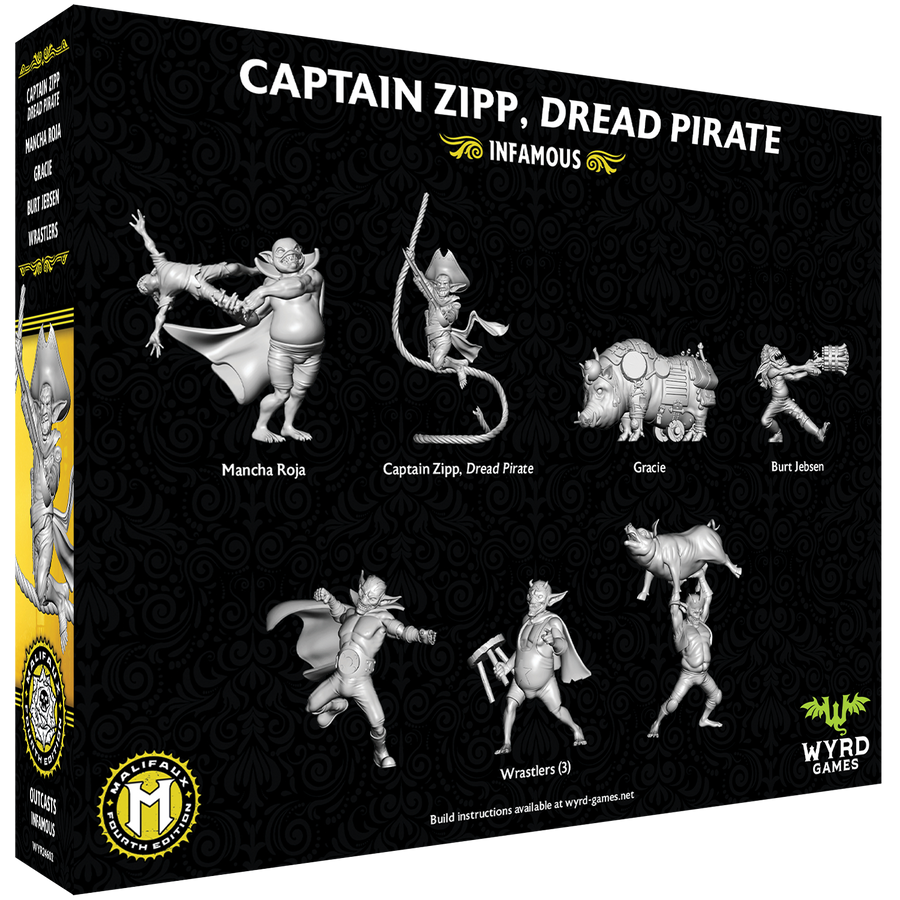 Malifaux M4E - Captain Zipp, Dread Pirate