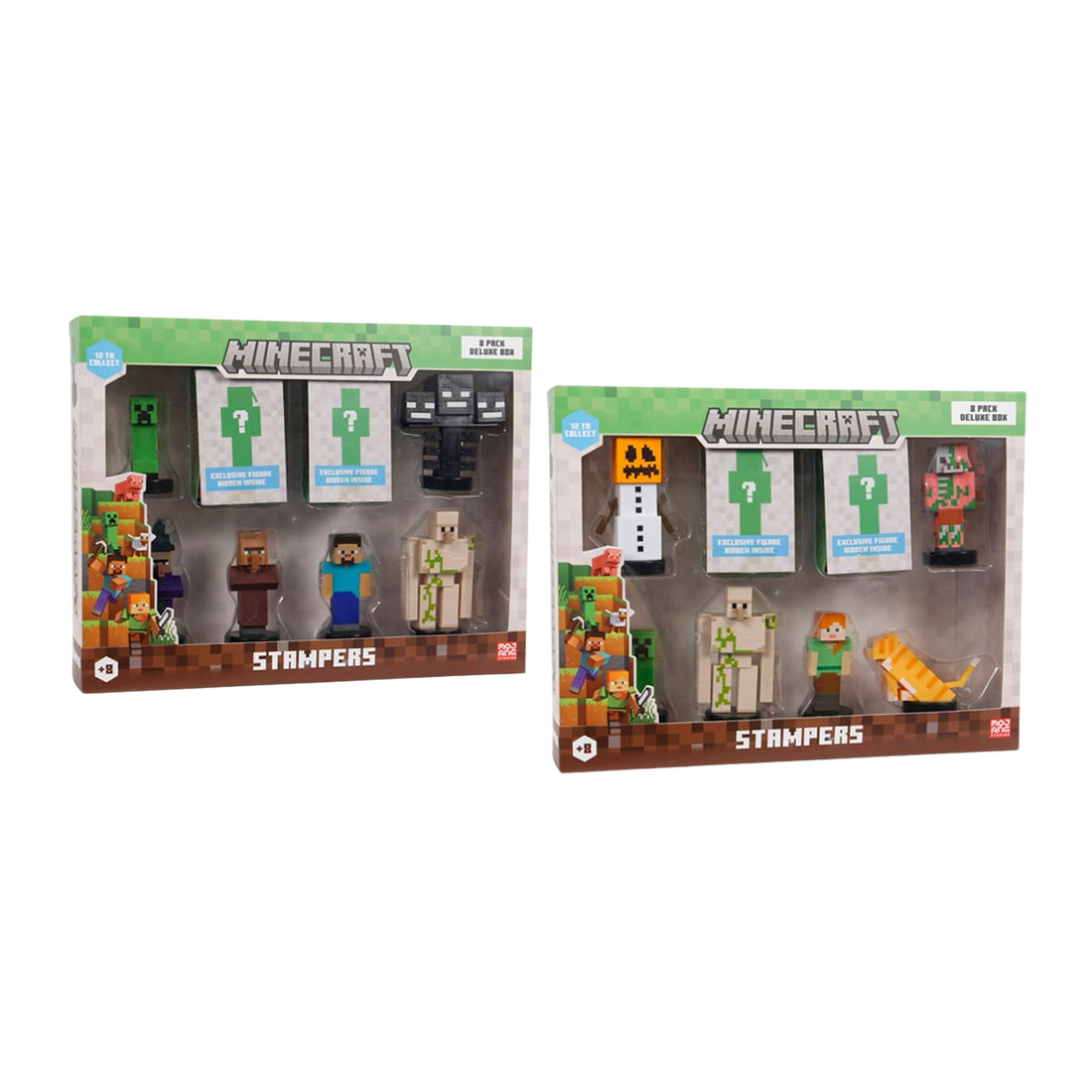 Minecraft Pack de 8 Caixa Deluxe