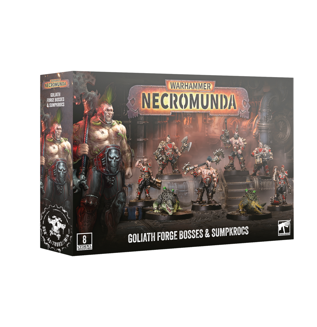 Necromunda: Goliath Forge Bosses & Sumpkrocs