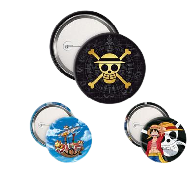 ONE PIECE - Badge Pack - Skull & Luffy