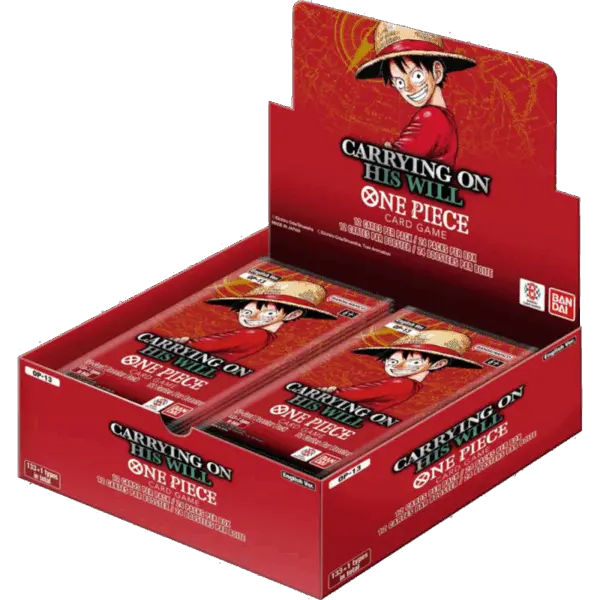 One Piece Card Game - OP13 Carrying on His Will Booster Display (24 Packs) - EN