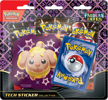Pokémon TCG: 4.5 Scarlet & Violet - Paldean Fates Tech Sticker Collection - Fidough