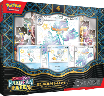 Pokémon TCG: 4.5 Scarlet & Violet - Paldean Fates Premium Collection - Quaquaval ex