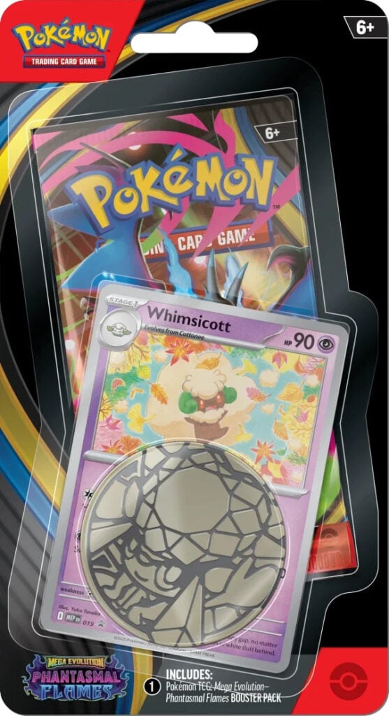 Pokemon TCG: Mega Evolution 2 - Phantasmal Flames Checklane Blister -  Whimsicott