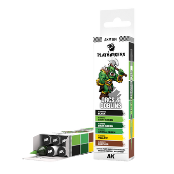 AK Interactive - PLAYMARKERS SET - ORCS & GOBLINS